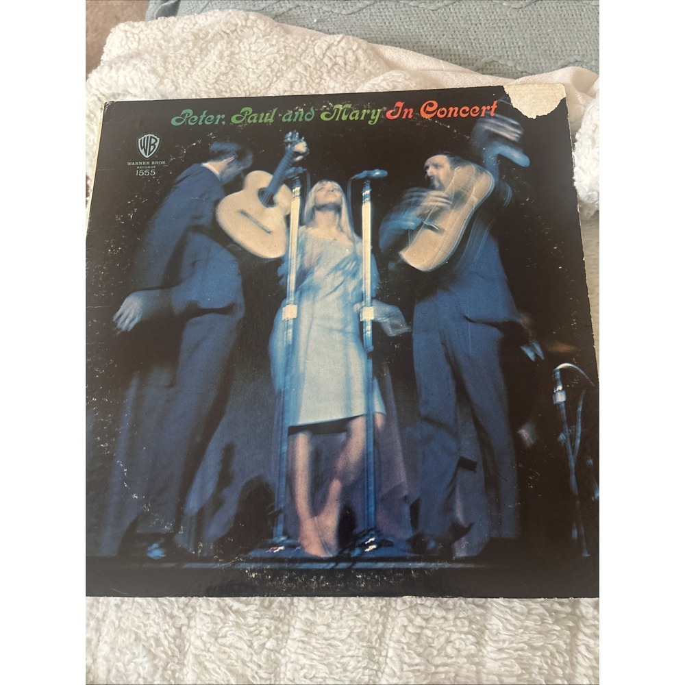 Peter, Paul and Mary In Concert double vinyl LP gatefold record Warner Bros